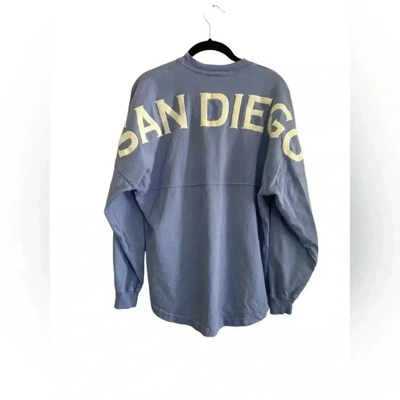 SAN DIEGO Spirit Jersey Long sleeved oversized Shirt XS - Picture 2 of 8